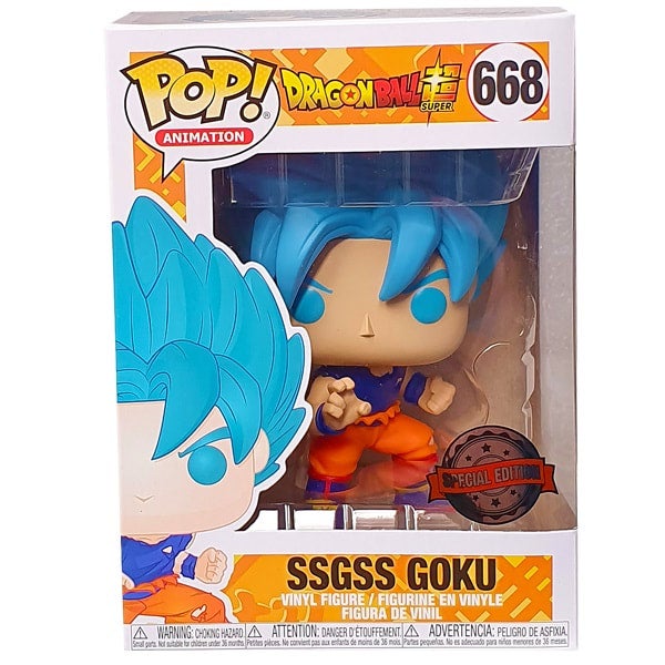 Dragon Ball Super SSGSS Goku 668 Pop Vinyl Figure Worthy