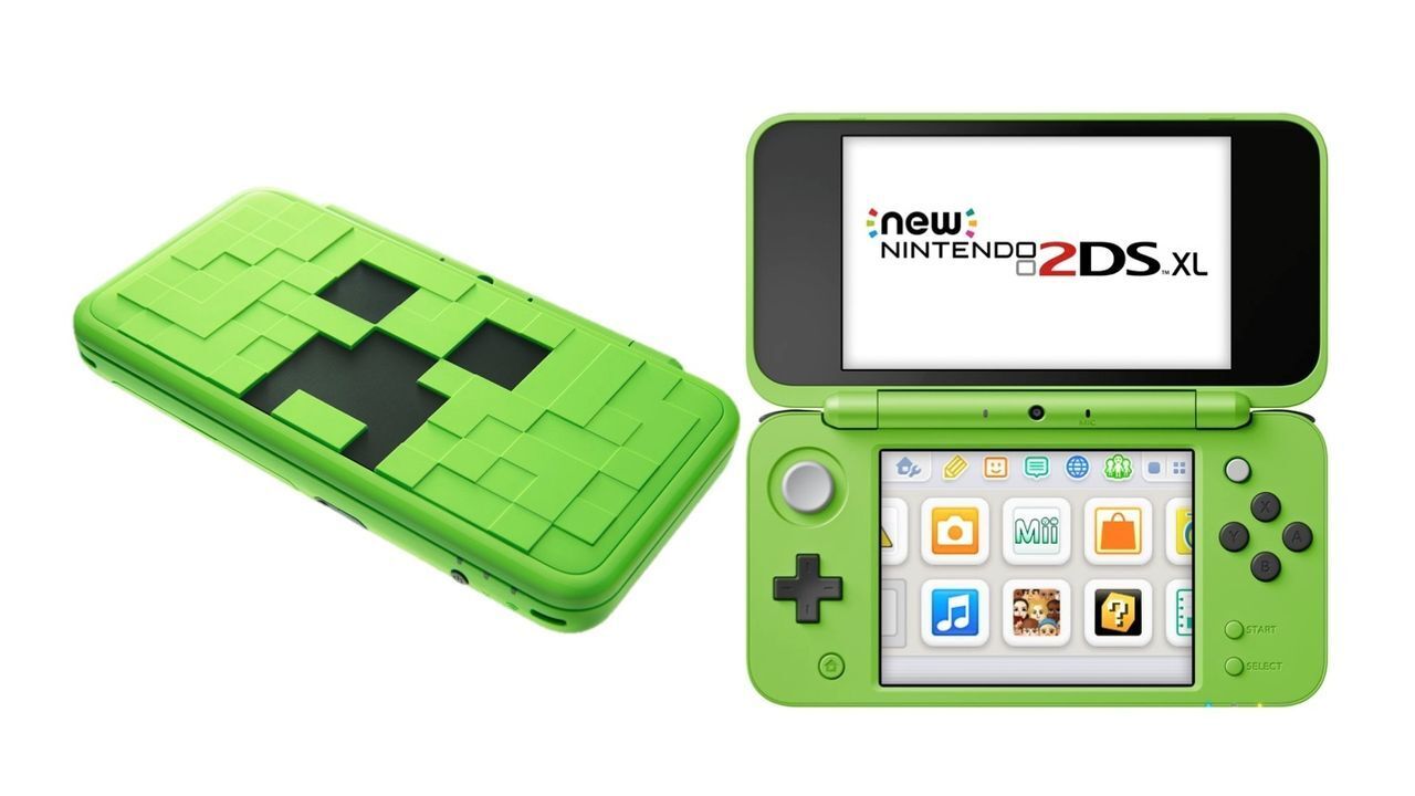 New nintendo 2ds xl minecraft creeper edition sales