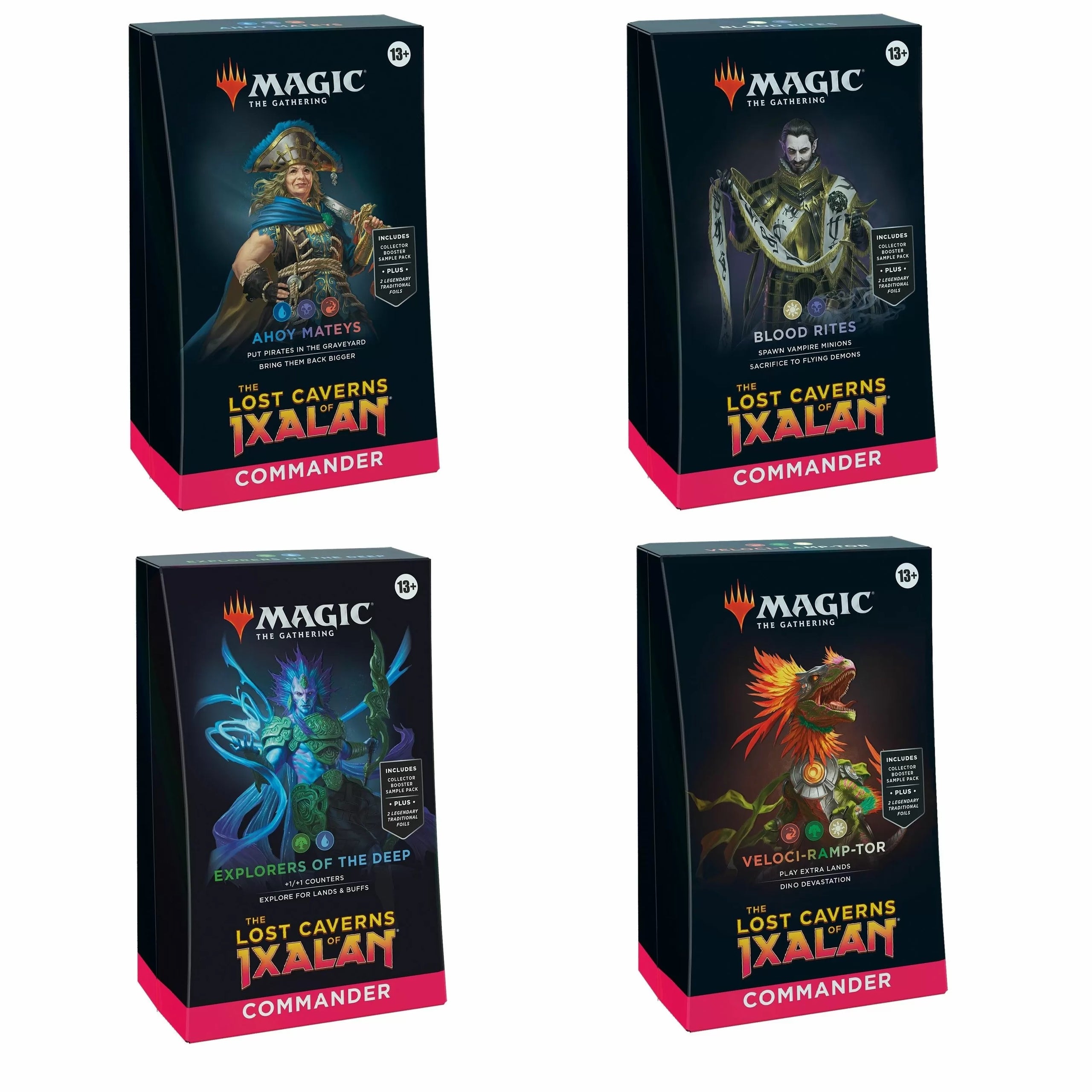 Magic: The Gathering: The Lost Caverns of Ixalan Commander Deck Display